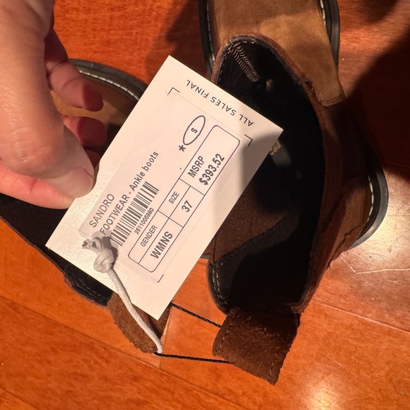 Sandro ankle suede Boots - Picture 13 of 13